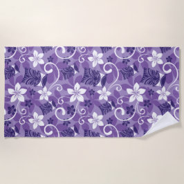 TOALHA DE PRAIA PADRÃO DE LUAU TIKI (ROLO)