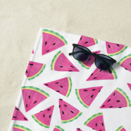 Toalha De Praia Padrão de melancia tropical