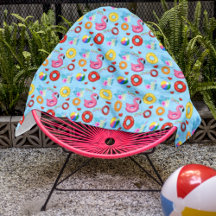 Padrão de Natação de Festa na Piscina Divertida