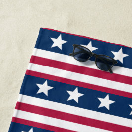 Toalha De Praia Padrão do Patternraid 3 - Bandeira americana