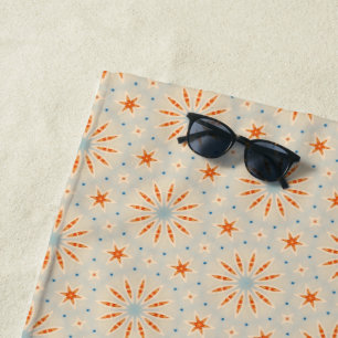Toalha De Praia Padrão inspirado no Fireworks - Beach Towel