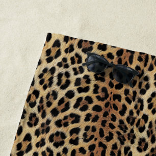 Toalha De Praia Padrão leopardo, tigre, pele leopardo, moda,