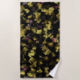 Toalha De Praia padrão, metal, design, textura, forma, quadrado,