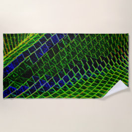 Toalha De Praia Padrão neon