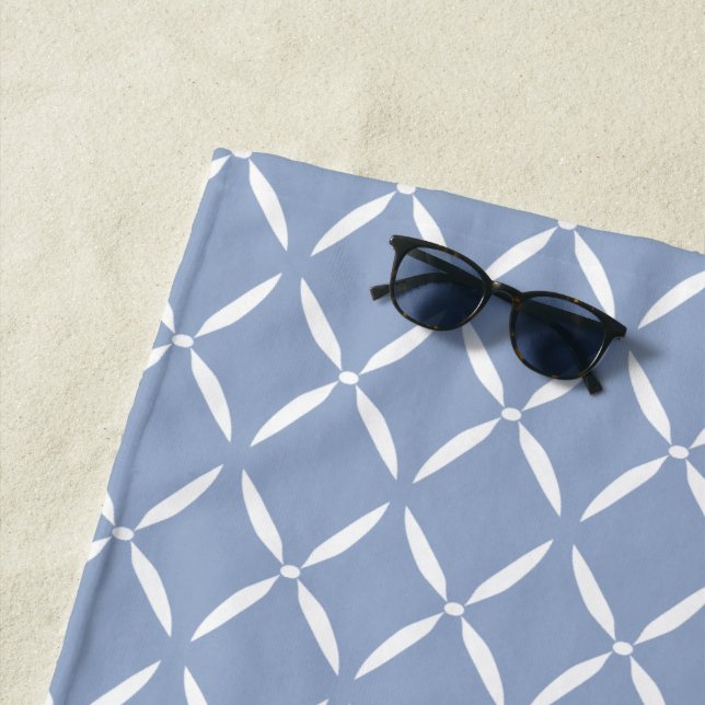 Toalha De Praia Padrão Preppy Moderno (In Situ)