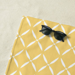 Toalha De Praia Padrão Preppy Moderno