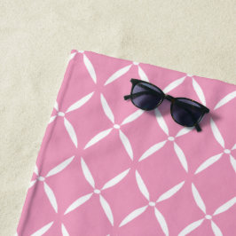Toalha De Praia Padrão Preppy Moderno