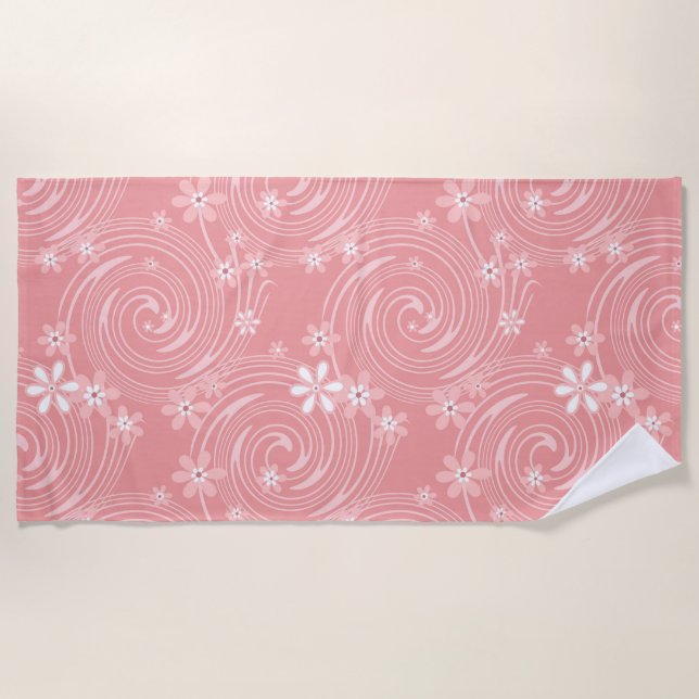 Toalha De Praia Padrão retrorreflector (Frente)