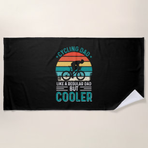 Toalha De Praia Pai de ciclismo