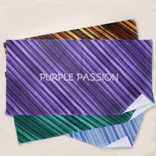Toalha De Praia Paixão Roxa Diagonal Striped Personalizada