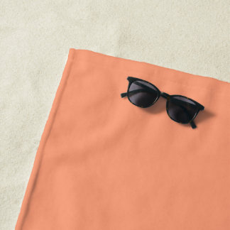 Toalha De Praia Paleta Vermelha Peach Glow