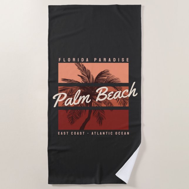Toalha De Praia Palm Beach (Frente)