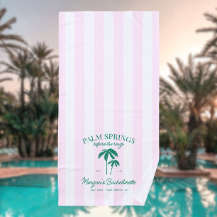 Toalha De Praia Palm Springs Antes das Arrasadas da Noiva
