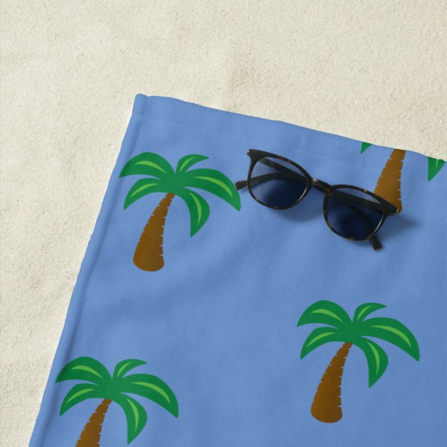 Toalha De Praia Palm Tree - Beach Towel (In Situ)