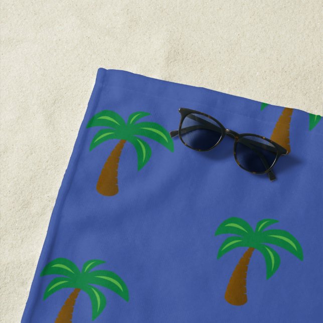 Toalha De Praia Palm Tree - Beach Towel (In Situ)