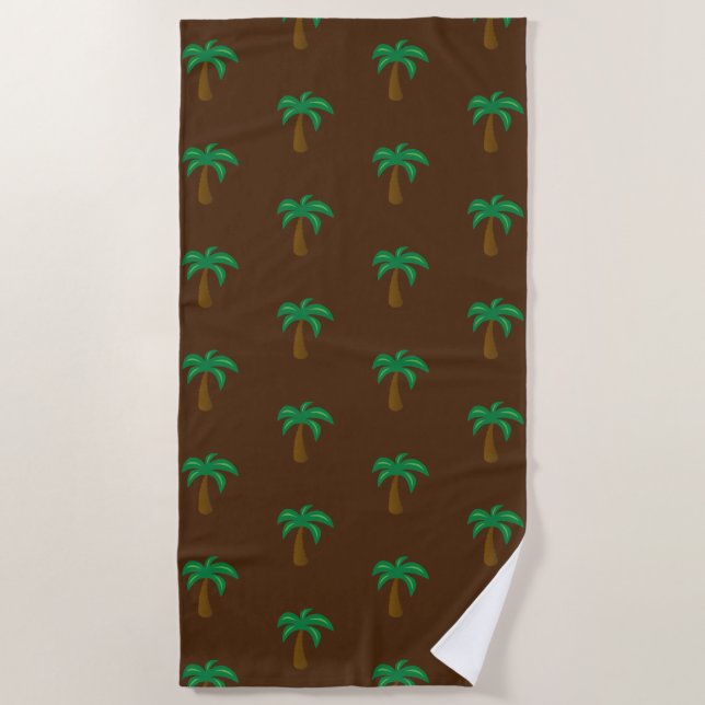 Toalha De Praia Palm Tree - Beach Towel (Frente)