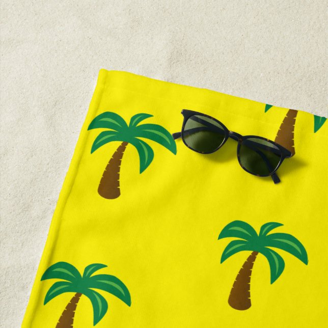 Toalha De Praia Palm Tree - Beach Towel (In Situ)
