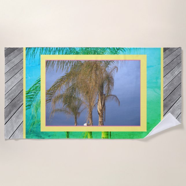 Toalha De Praia Palm Trek Conselhos Beach Towel (Frente)