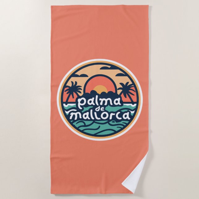 Toalha De Praia Palma de Maiorca (Frente)