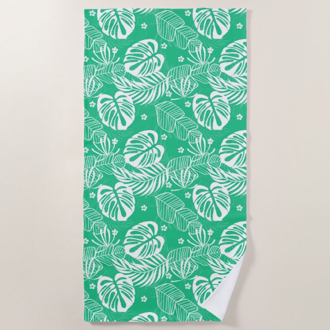 Toalha De Praia Palmas tropicais de Beach Towel (Frente)