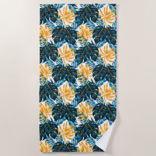Toalha De Praia Palmas tropicais de Beach Towel