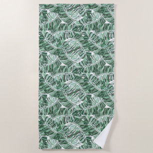 Toalha De Praia Palmas tropicais de Beach Towel