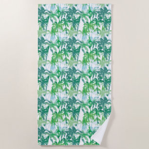 Toalha De Praia Palmas tropicais de Beach Towel