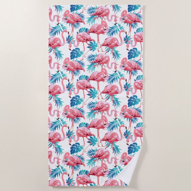 Toalha De Praia Palmas tropicais de Beach Towel (Frente)