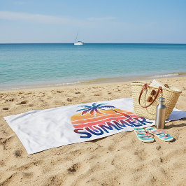 Toalha De Praia Palmeira de Verão