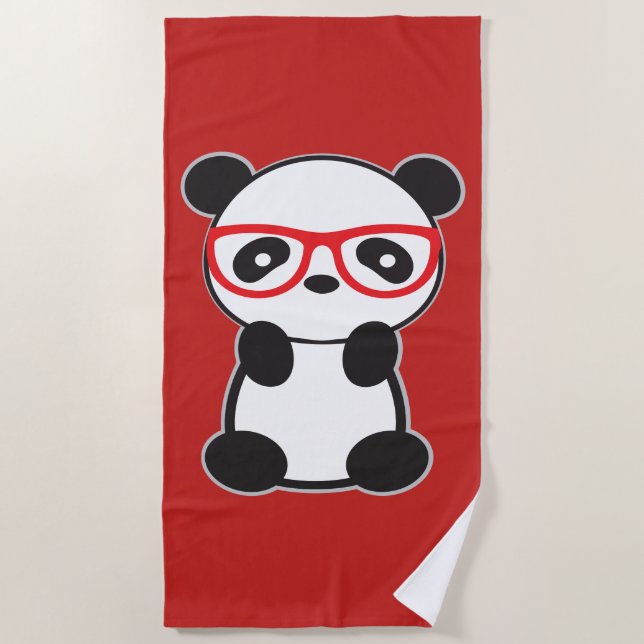 Toalha De Praia Panda Bear Beach Towel - Leon Bear (Frente)