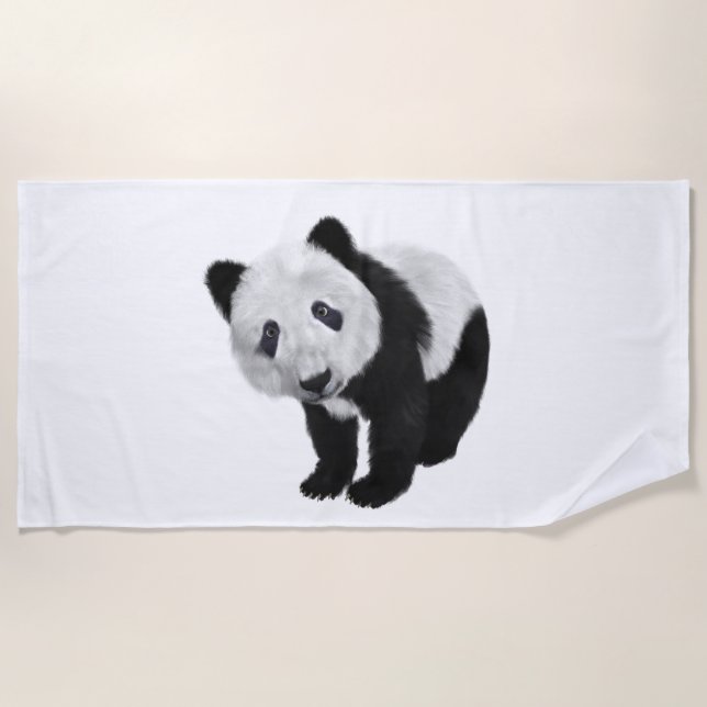 Toalha De Praia Panda Cub (Frente)
