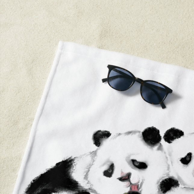 Toalha De Praia Pandas Beach Towel (In Situ)