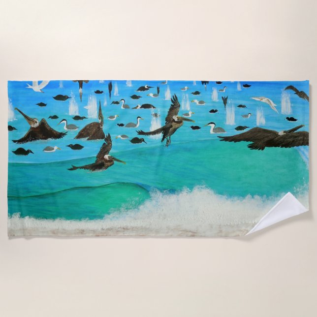 Toalha De Praia Pandemónio (Frente)