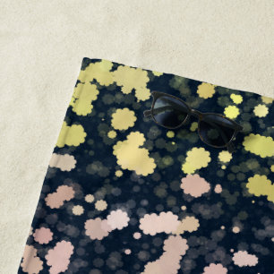 Toalha De Praia Pangender Pride Flora Pangender Boho Retro-Boho