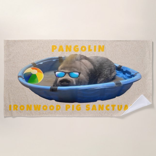 Toalha De Praia Pangolin Beach Towel (Frente)