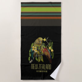 Toalha De Praia Papagaio de Montanha da Nova Zelândia