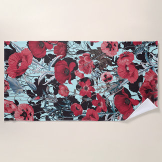 Toalha De Praia Papoila Floral