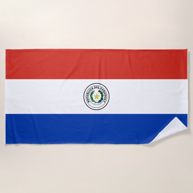Toalha De Praia Paraguai (Frente)