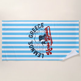 Toalha De Praia Paraíso surfando: praia de Keros, Lemnos, Grécia