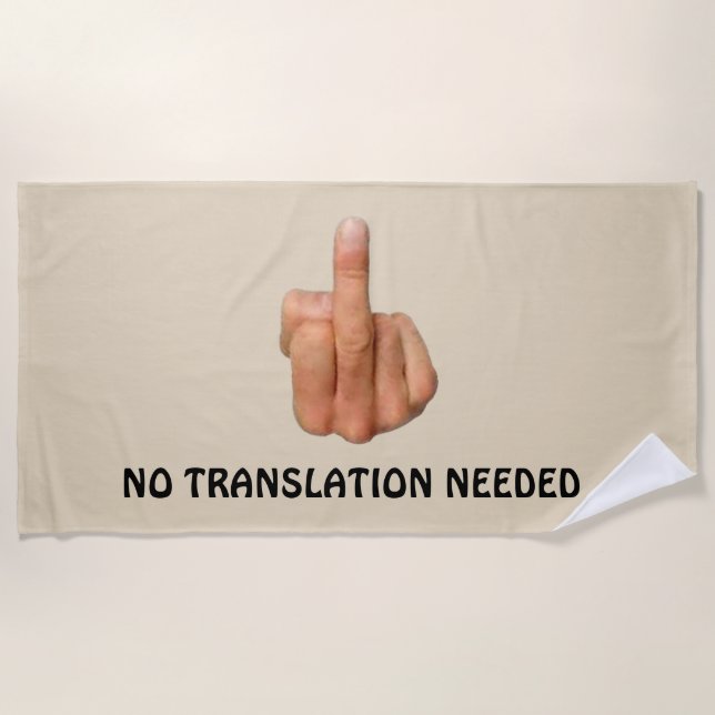 TOALHA DE PRAIA PARAR (Frente)