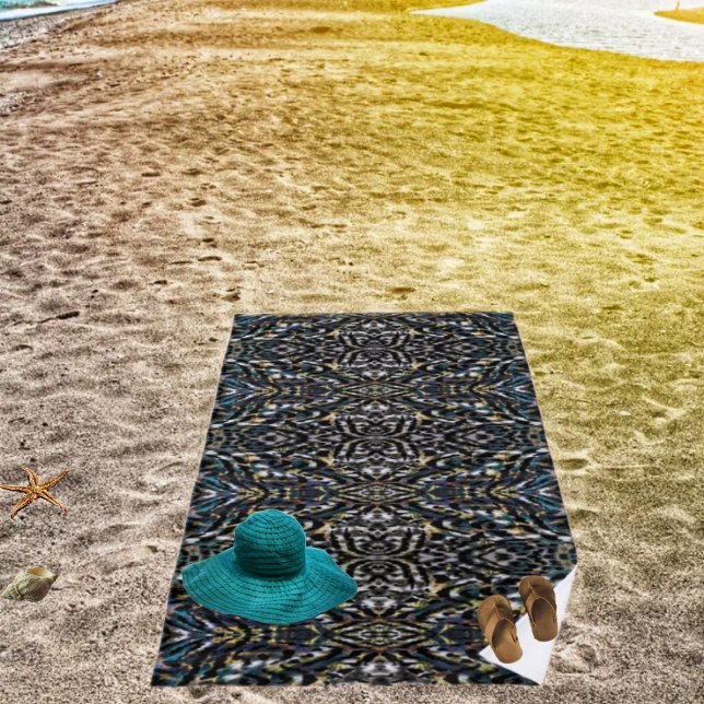 Toalha De Praia Partido Confetti (Get this party started, with your Confetti Party Beach Towel in tow!)