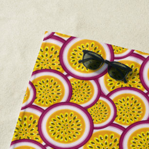 Toalha De Praia Passion fruit slices
