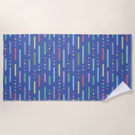 Toalha De Praia Pastas e padrões de pontos