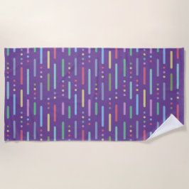 Toalha De Praia Pastas e padrões de pontos