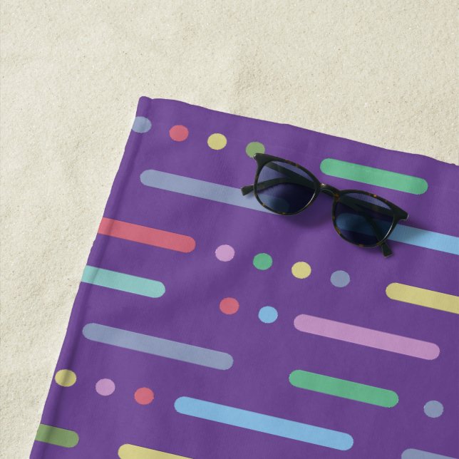 Toalha De Praia Pastas e padrões de pontos (In Situ)