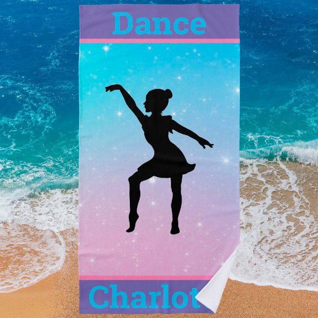Toalha De Praia Pastel Girls Dance Beach Towel (Criador carregado)