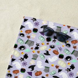 Toalha De Praia Pastel Halloween
