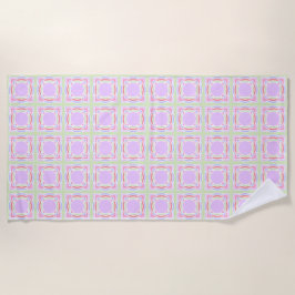 Toalha De Praia Pastel Pattern Summer