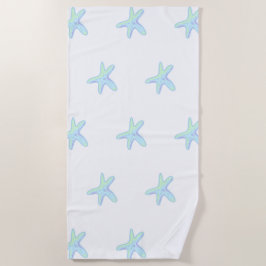 Toalha De Praia Pastel Starfish