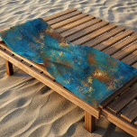 Toalha De Praia Patina Copper - Vista<br><div class="desc">Este design pode ser personalizado escolhendo a opção Editar Design. Você também pode transferir para outros itens. Entre em contato comigo em colorflowcreations@gmail.com ou use a opção de bate-papo no topo da página se você quiser ter este design em outro produto ou precisar de assistência com este design. Não posso...</div>